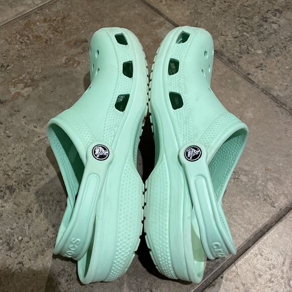 CROCS Green Waterproof Clog Sandals Shoes Unisex Size M7 W9 - Picture 8 of 12